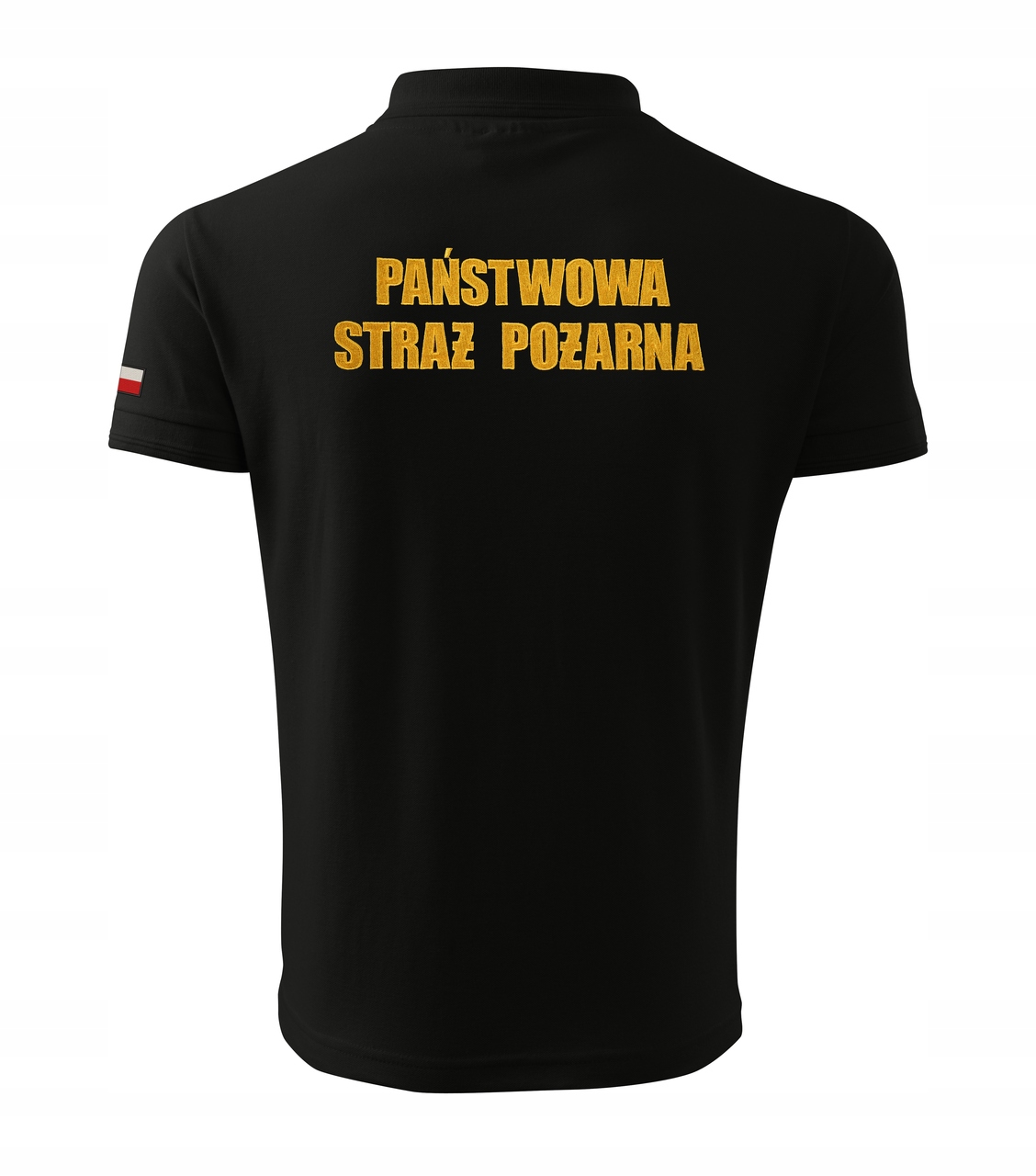 KOSZULKA-POLO-PSP-PANSTWOWA-STRAZ-POZARNA-STRAZACKA-CZARNA-ST003PSP-A-S-Rozmiar-S