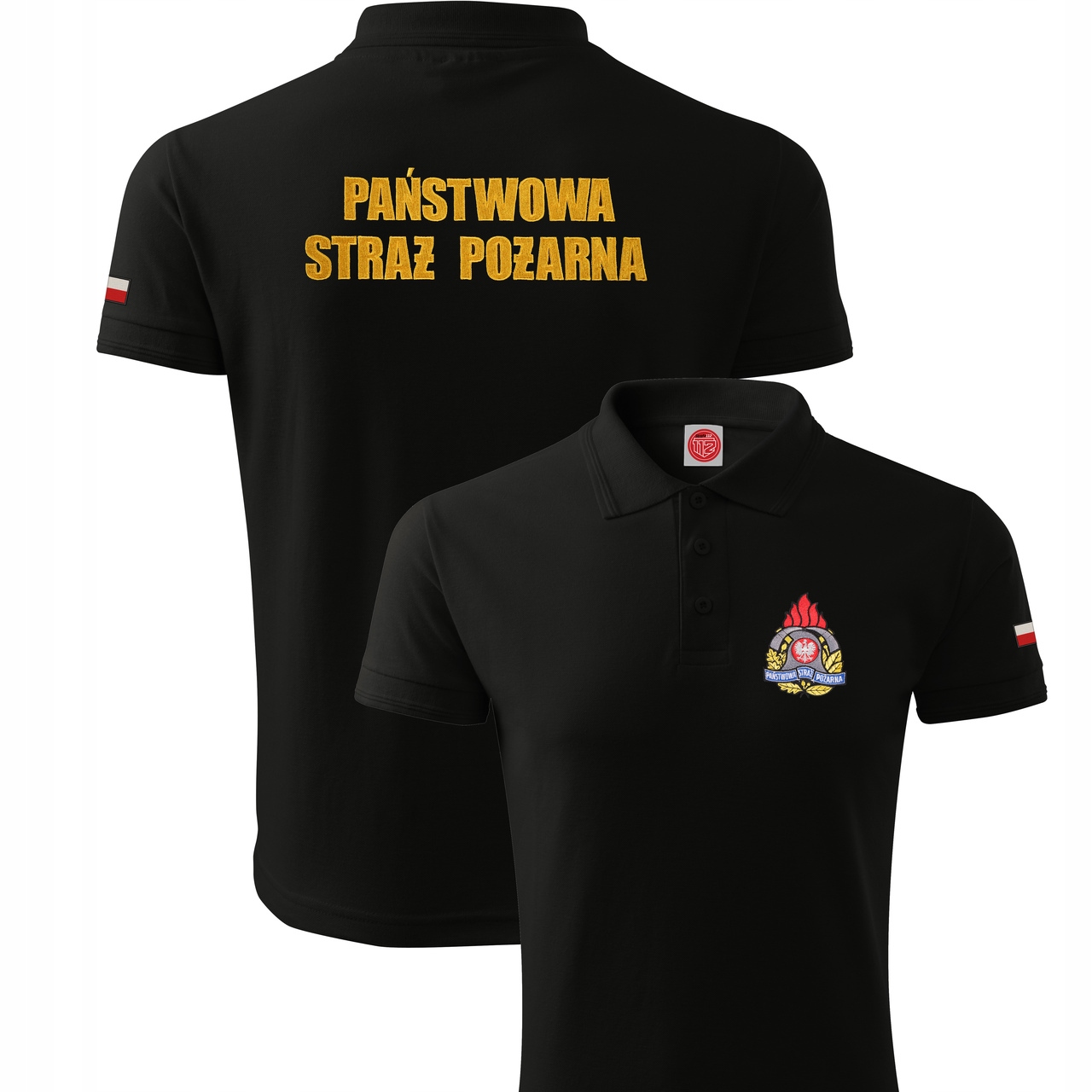 KOSZULKA-POLO-PSP-PANSTWOWA-STRAZ-POZARNA-STRAZACKA-CZARNA-ST003PSP-A-S